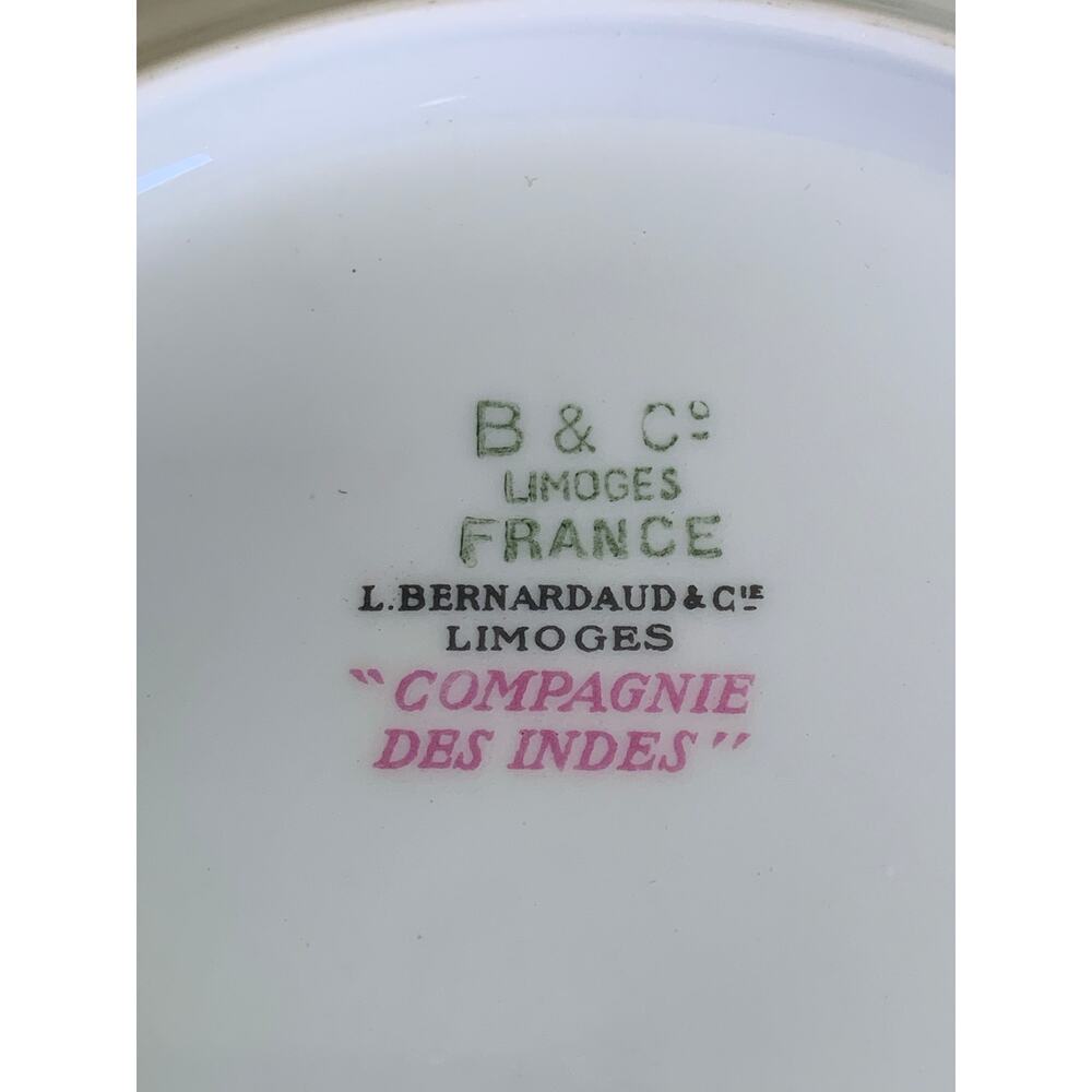Limoge France set of two
Compagnie Des Indes Bernardaud Salad Plate 7.5 inch - Picture 10 of 10